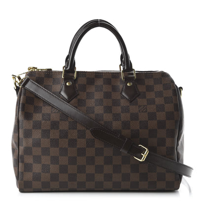 Louis Vuitton Damier Ebene Speedy Bandouliere 30 1 of 10