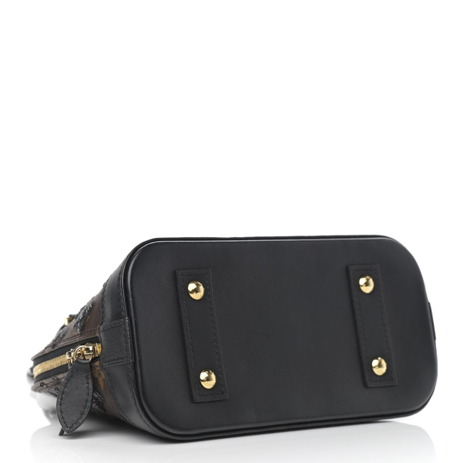 Louis Vuitton Monogram Sequins Eclipse Alma BB Black 3 of 10