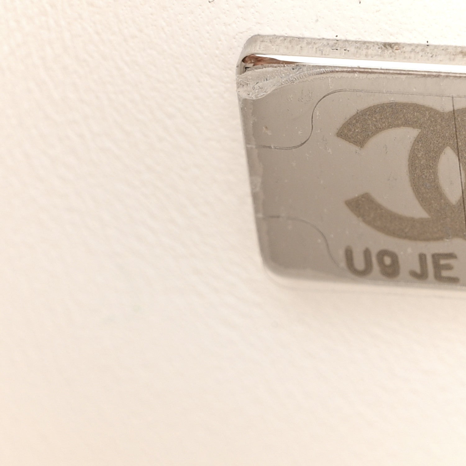 Chanel Sequin CC Small Single Flap White Black 7 of 10