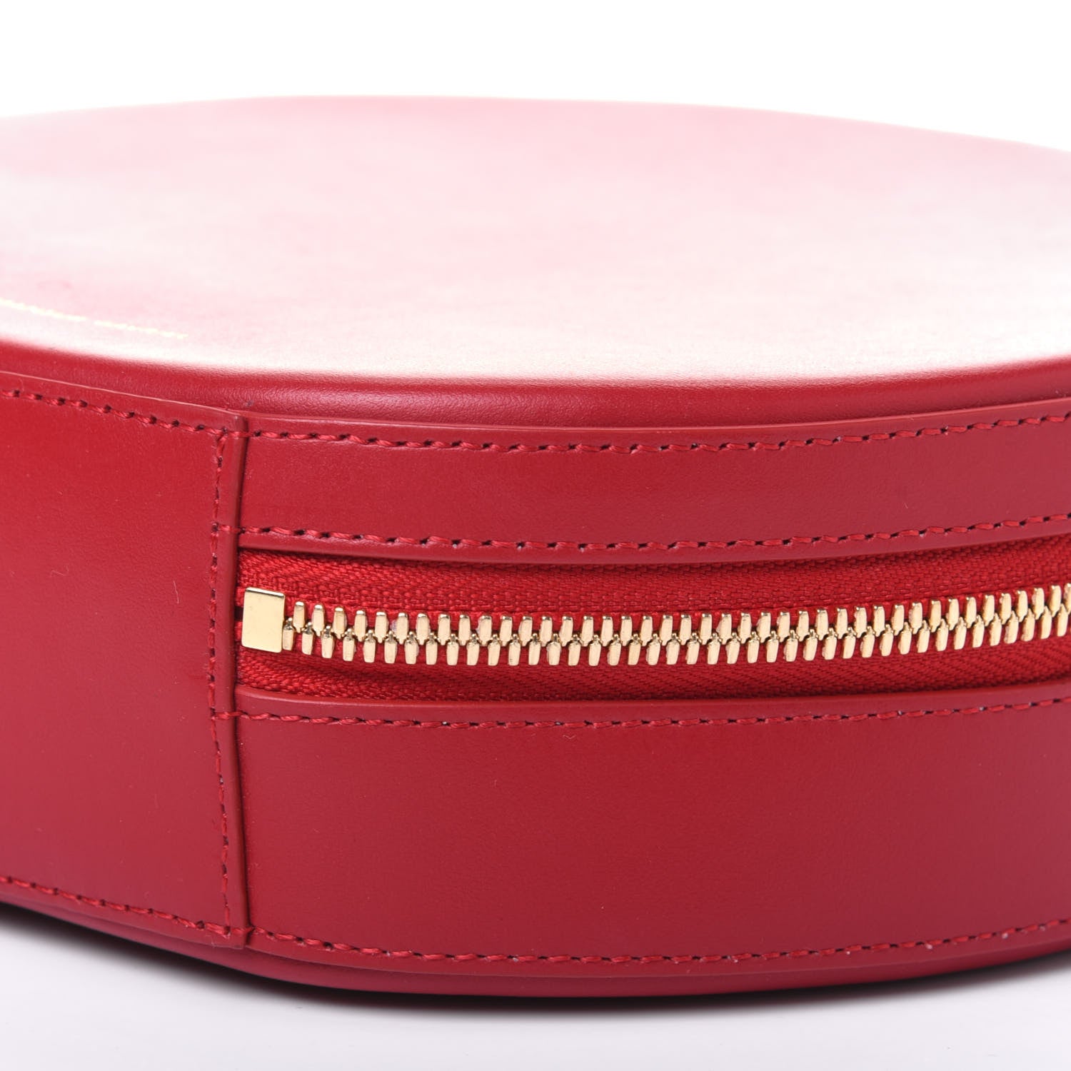 Mansur Gavriel Calfskin Circle Crossbody Bag Flamma 10 of 12