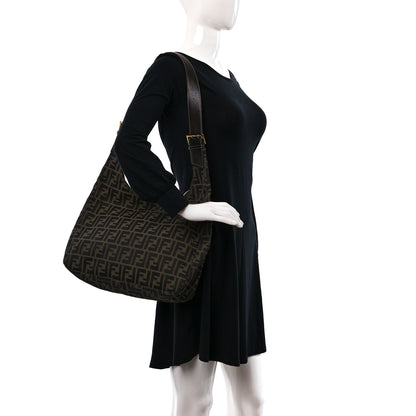 Fendi Zucca Shoulder Bag Tobacco 2 of 8