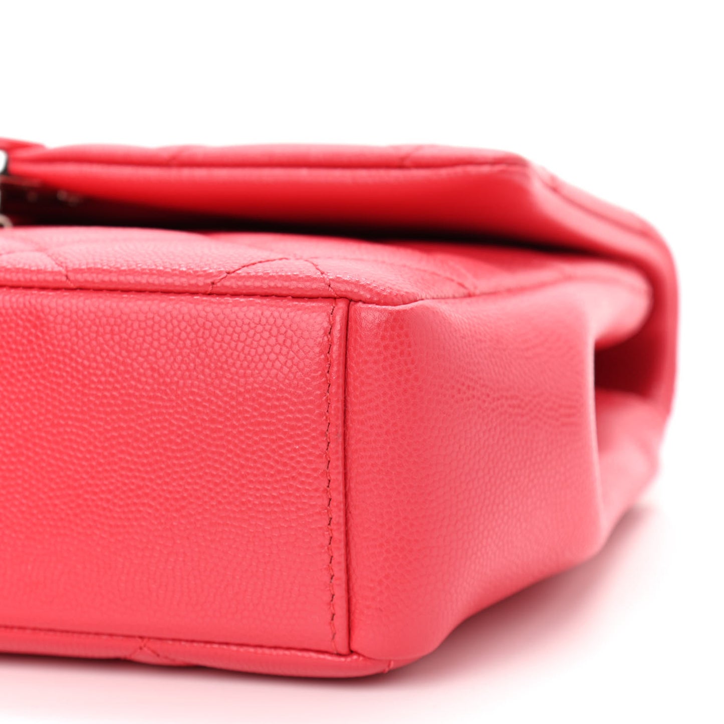 Caviar Quilted My Everything Flap Red