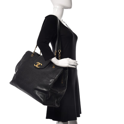 Chanel Caviar XL Weekender Bag Black 2 of 17