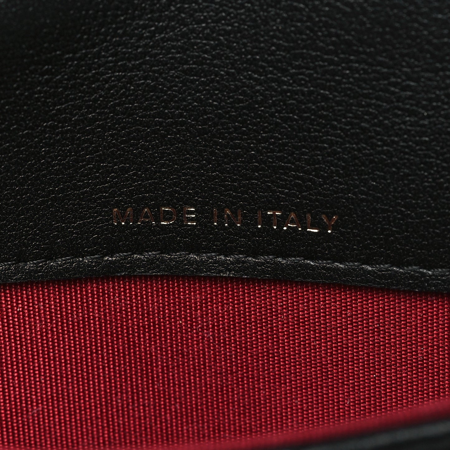 Calfskin Quilted About Pearls Card Holder Flap With Chain Black