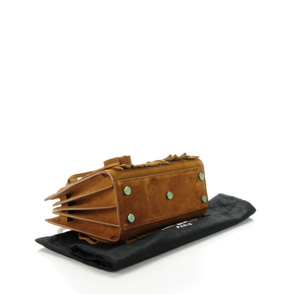 Saint Laurent Suede Fringe Nano Sac De Jour Light Ocre 4 of 7