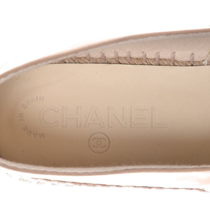 Chanel Suede Camellia CC Espadrilles 37 Pink 8 of 9