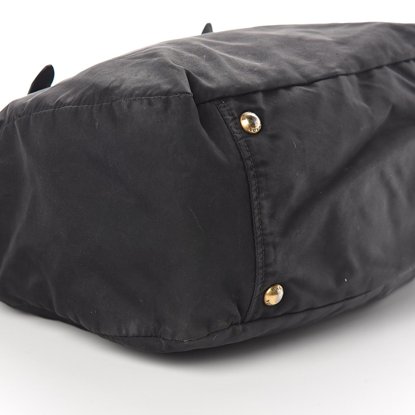 Tessuto Nylon Jacquard Logo Tote Black
