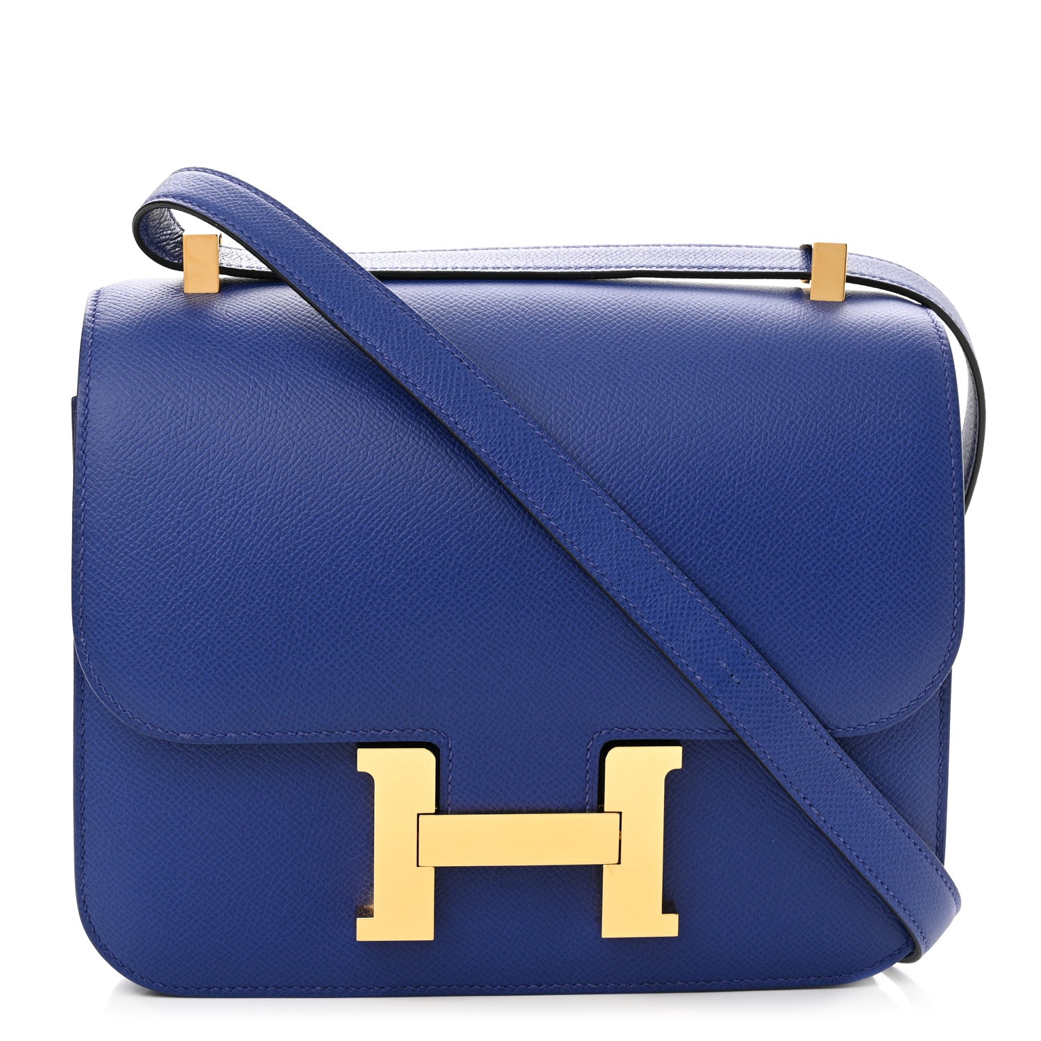 Hermes Epsom Constance 24 Bleu Electrique 1 of 10