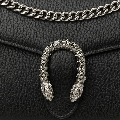 Gucci Calfskin Mini Dionysus Chain Wallet Black 7 of 10