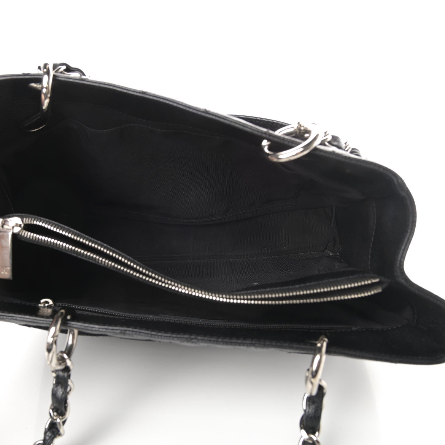 Chanel Caviar Quilted Grand Shopping Tote GST Black 5 of 14