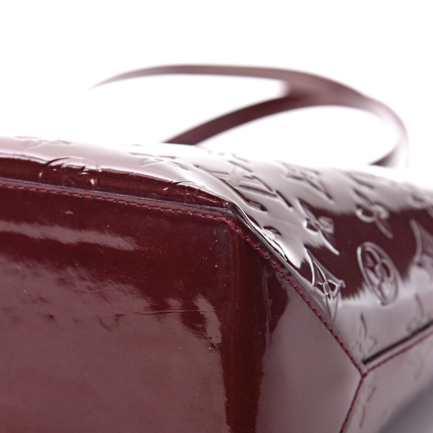 Louis Vuitton Vernis Wilshire MM Rouge Fauviste 15 of 17