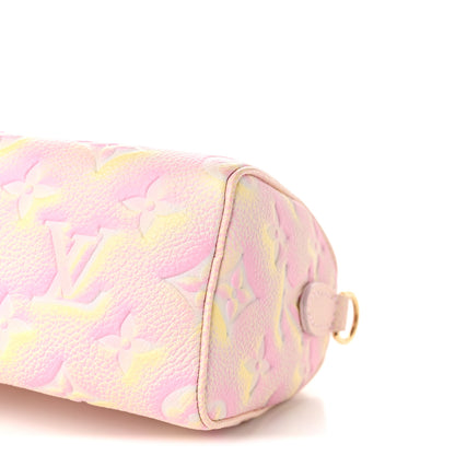 Louis Vuitton Empreinte Monogram Summer Stardust Nano Speedy Pink 9 of 10