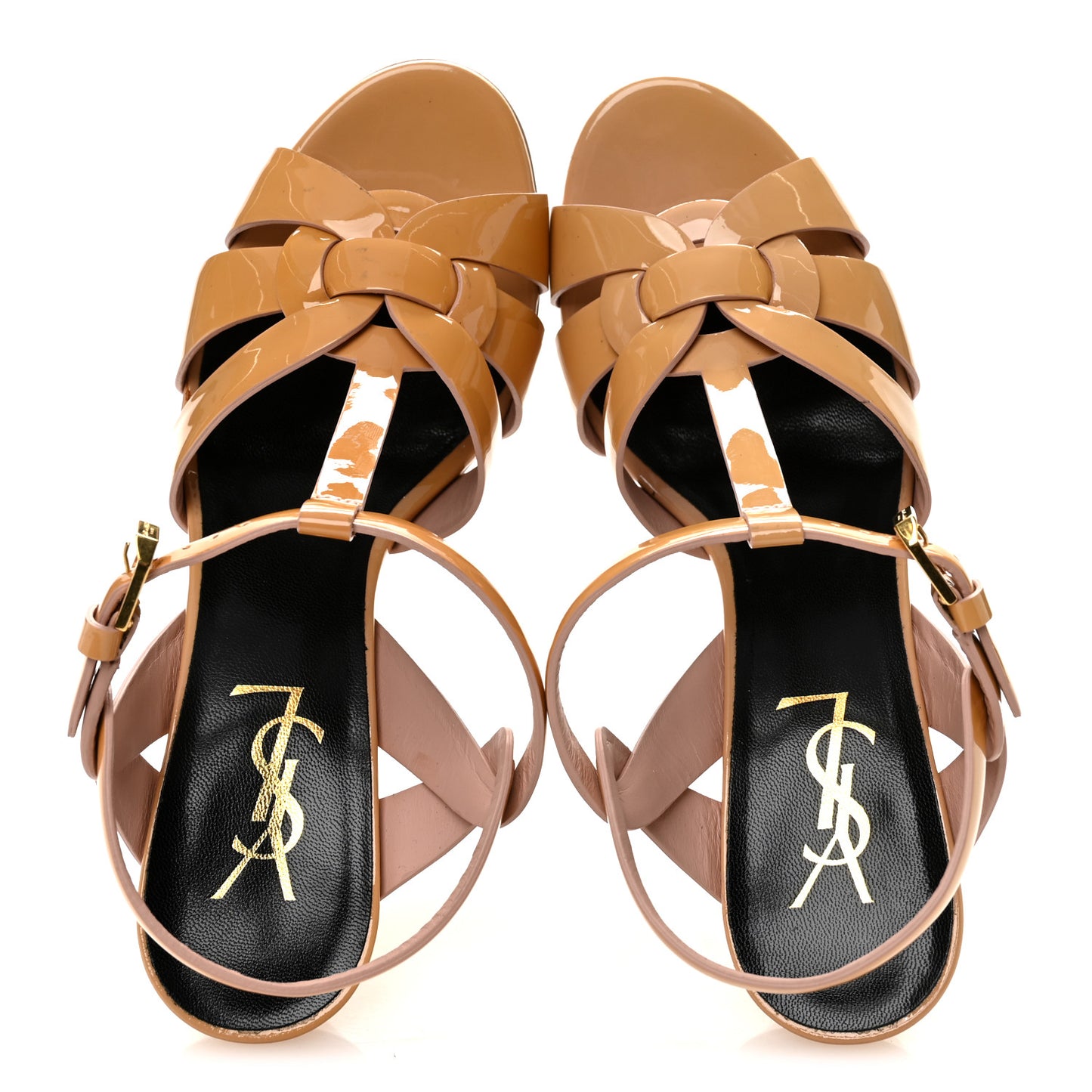 Patent Tribute 75 Platform Sandals 36.5 Pale Pink