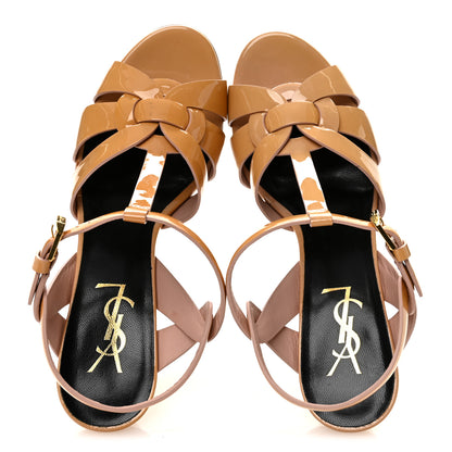 Saint Laurent Patent Tribute 75 Platform Sandals 36.5 Pale Pink 5 of 10