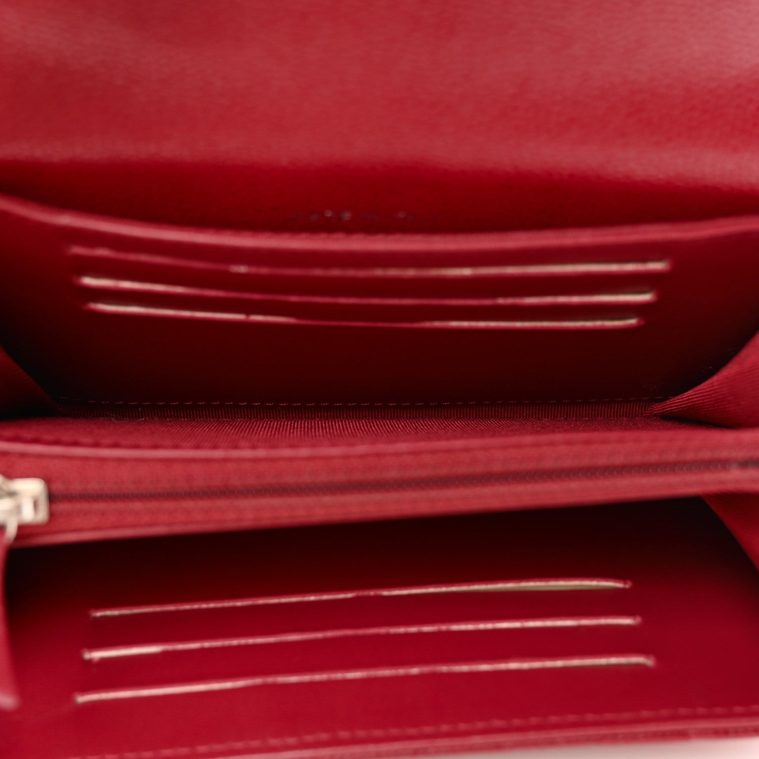 Chanel Caviar Quilted Medium Flap Wallet Dark Pink 5 of 10