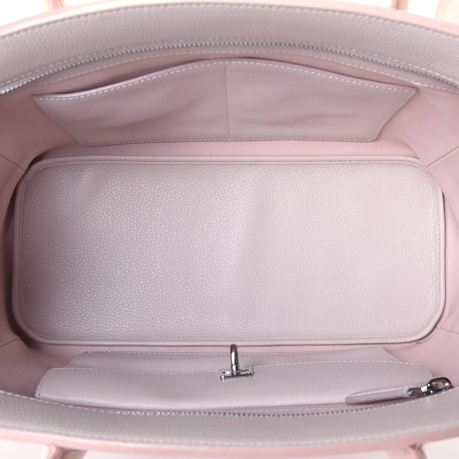 Christian Dior Grained Calfskin Medium Bar Tote Rose Poudre 5 of 8