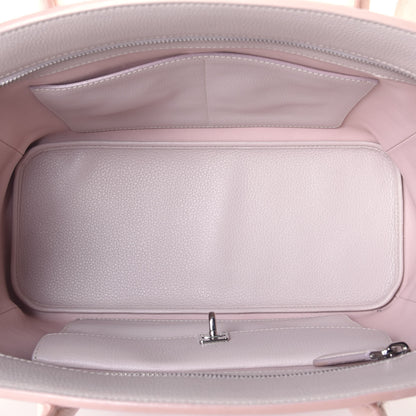 Christian Dior Grained Calfskin Medium Bar Tote Rose Poudre 5 of 8