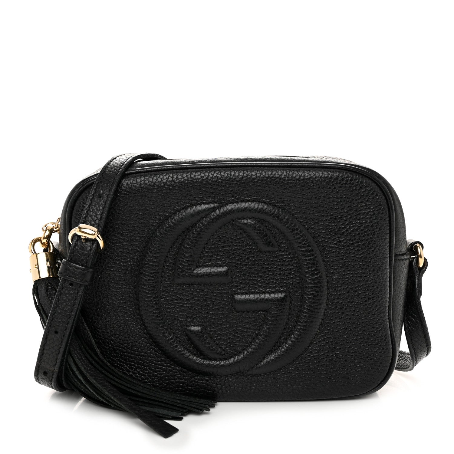 Gucci Pebbled Calfskin Small Soho Disco Bag Black 1 of 11