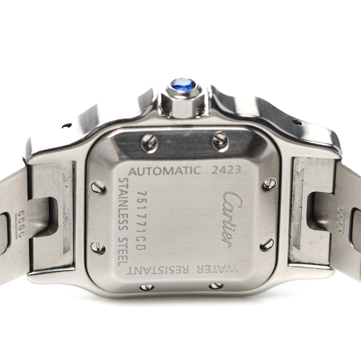Cartier Stainless Steel 24mm Santos de Galbee Automatic Watch 4 of 5