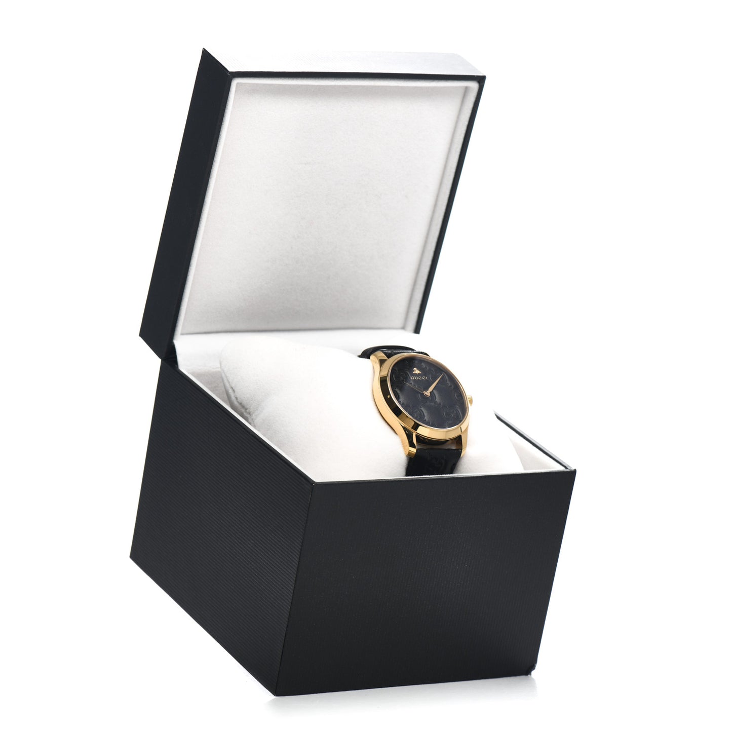 Stainless Steel Calfskin 27mm G-Timeless Quartz Watch Black