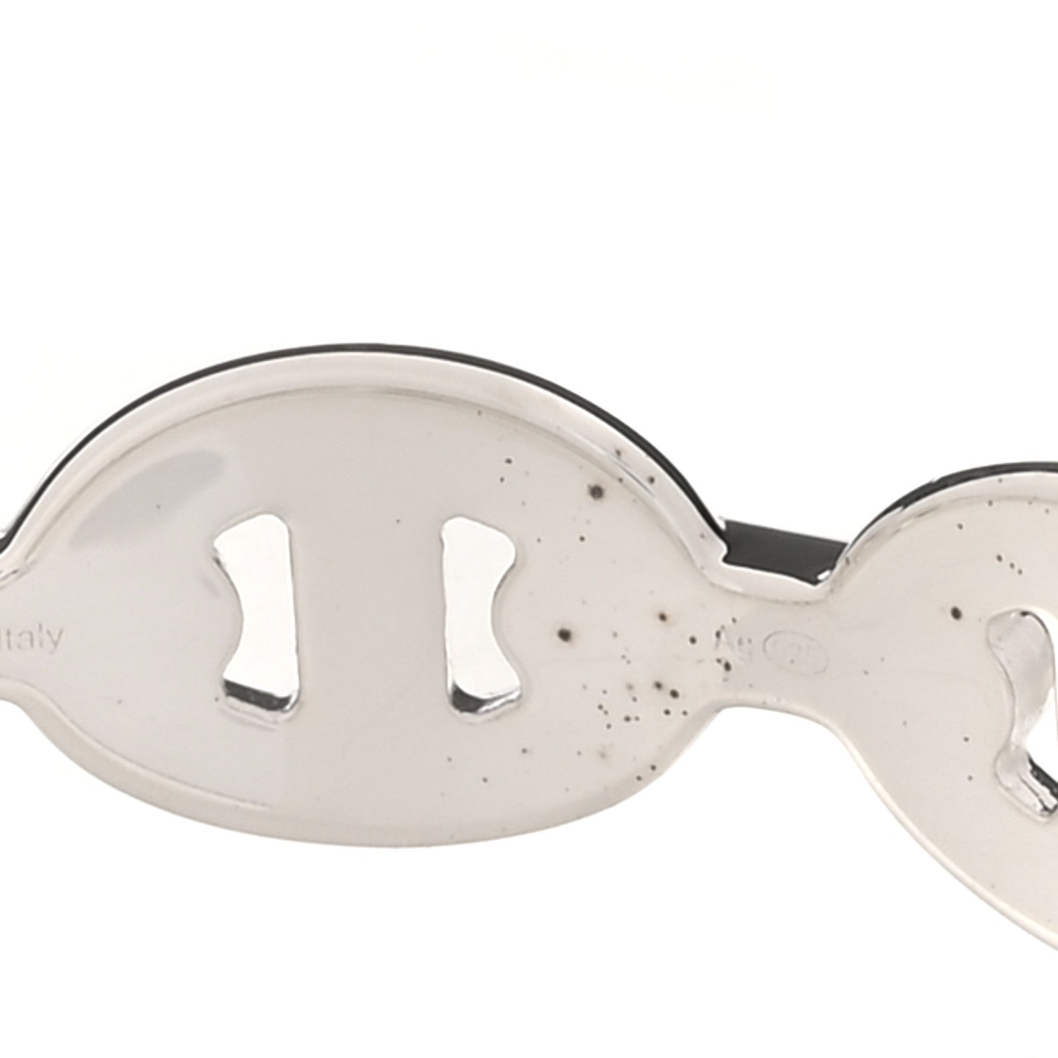 Hermes Sterling Silver MM Chaine d'Ancre Enchainee Cuff Bracelet SH 6 of 7