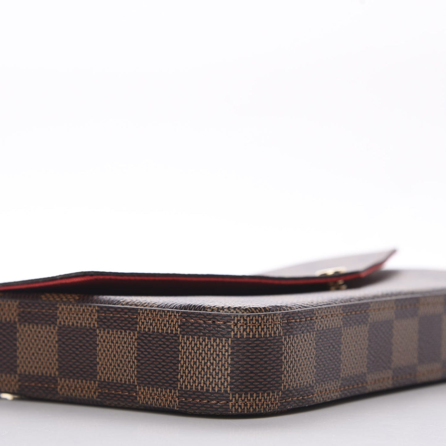 Damier Ebene Pochette Felicie Chain Wallet