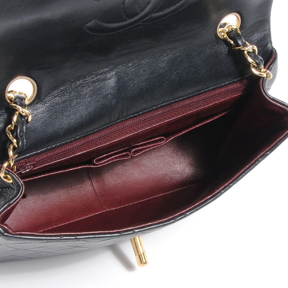 Lambskin Mini Flap Black