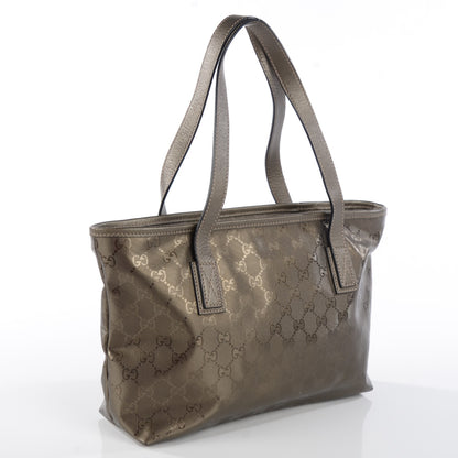 Gucci Imprime Monogram Small Tote Green 3 of 7