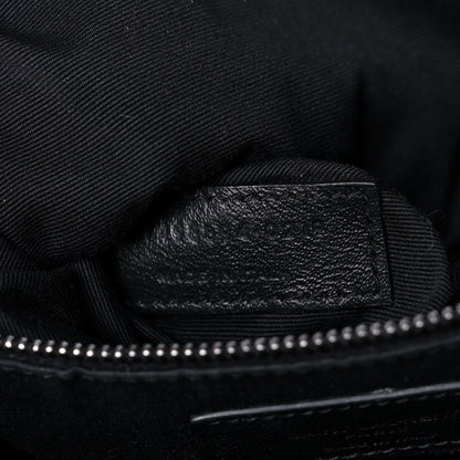 Saint Laurent Crinkled Calfskin Matelasse Monogram Medium Niki Chain Satchel Light Taupe 8 of 11