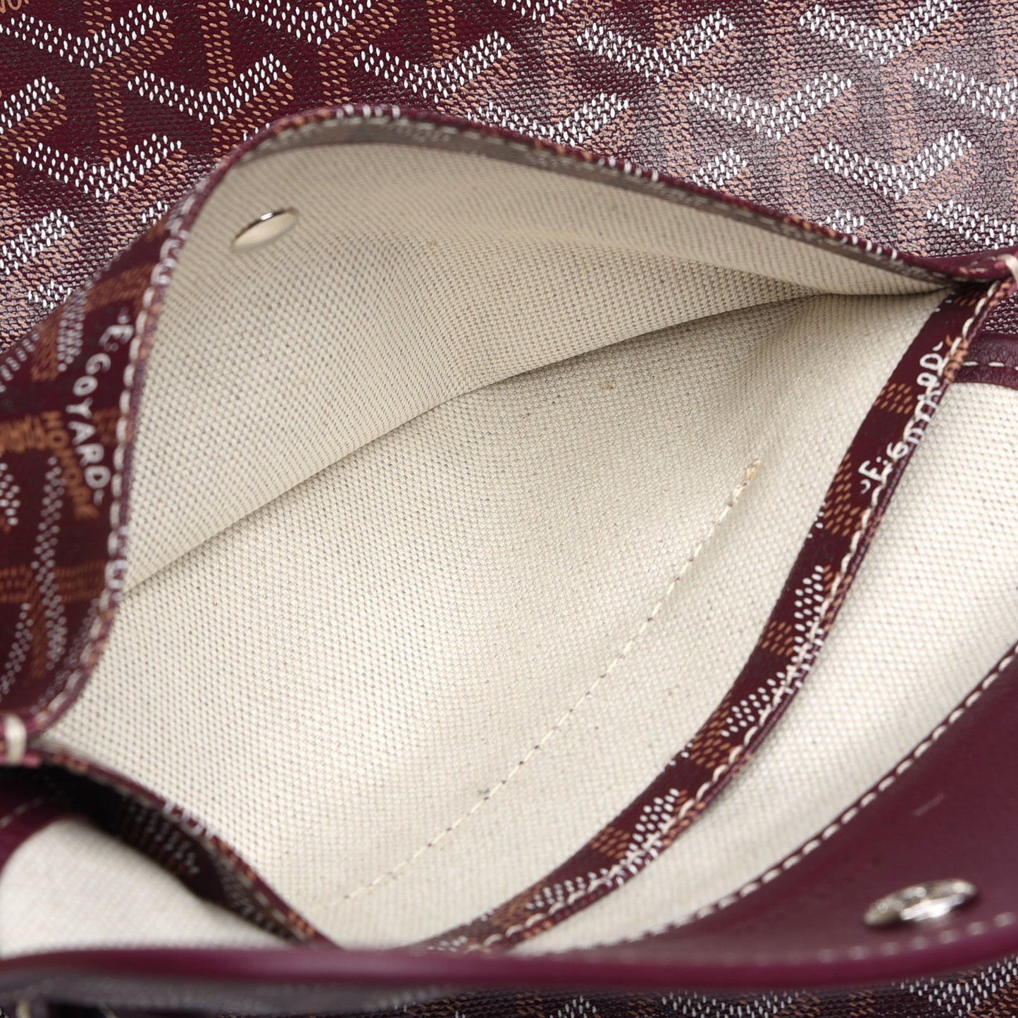 Goyardine Saint Louis GM Burgundy