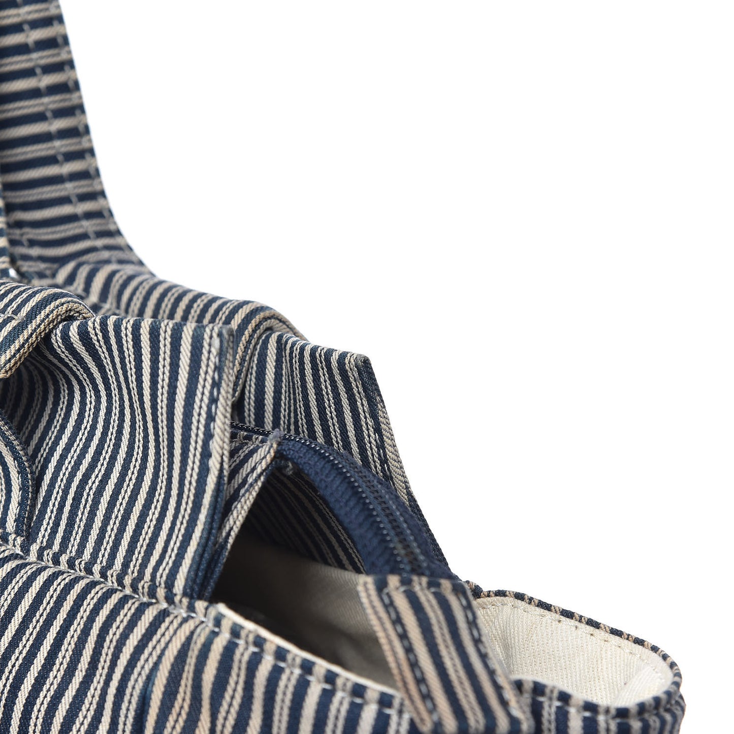 Canvas Sequin Stripe CC Tote Blue