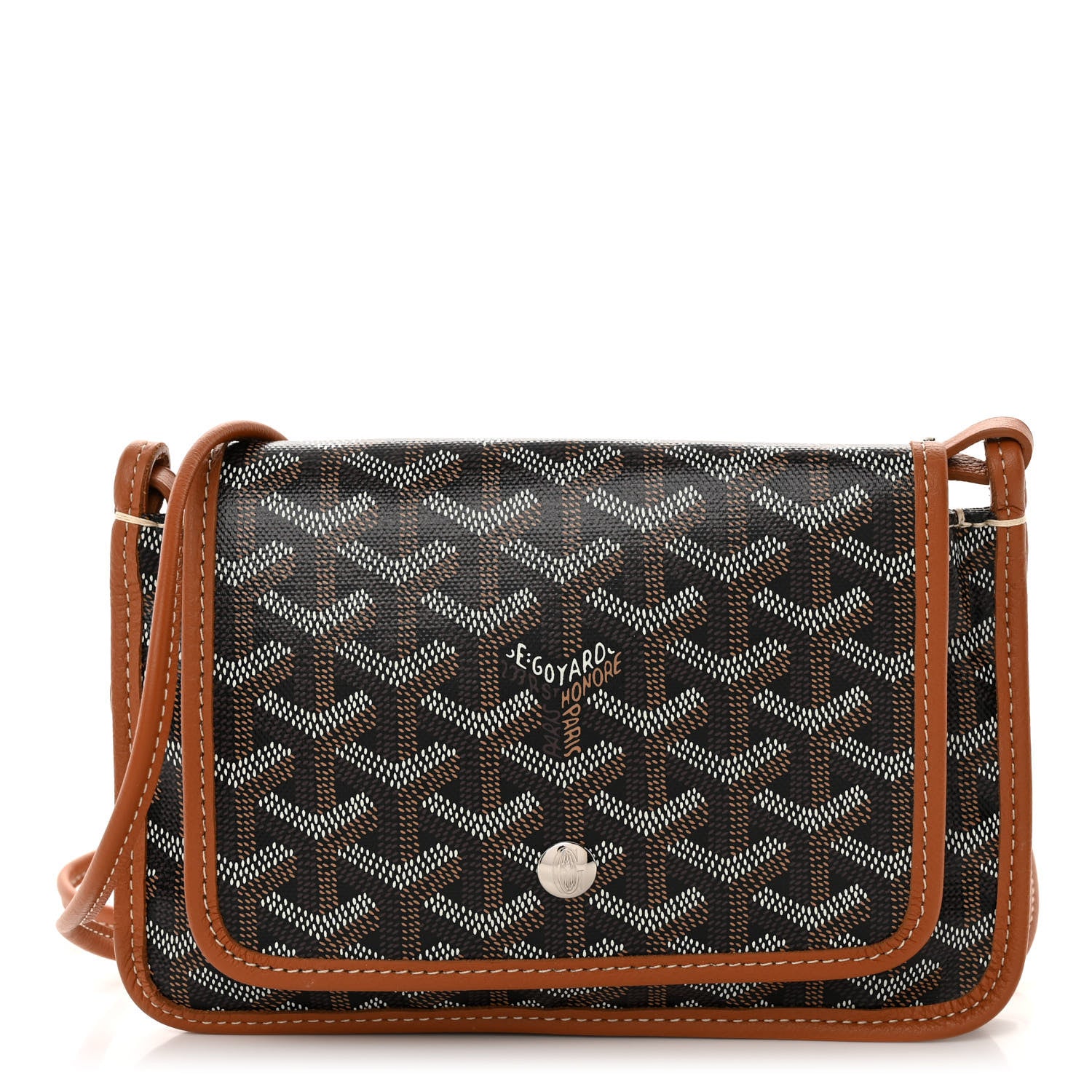 Goyard Goyardine Plumet Wallet Clutch Black Gold 1 of 9