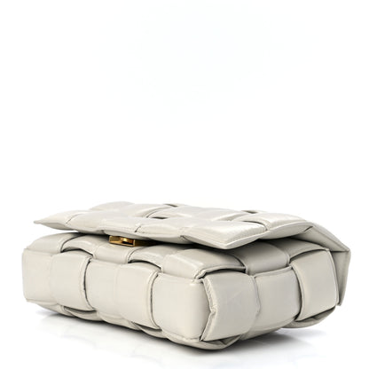 Bottega Veneta Nappa Maxi Intreccio Padded Cassette Crossbody Bag Chalk 11 of 13