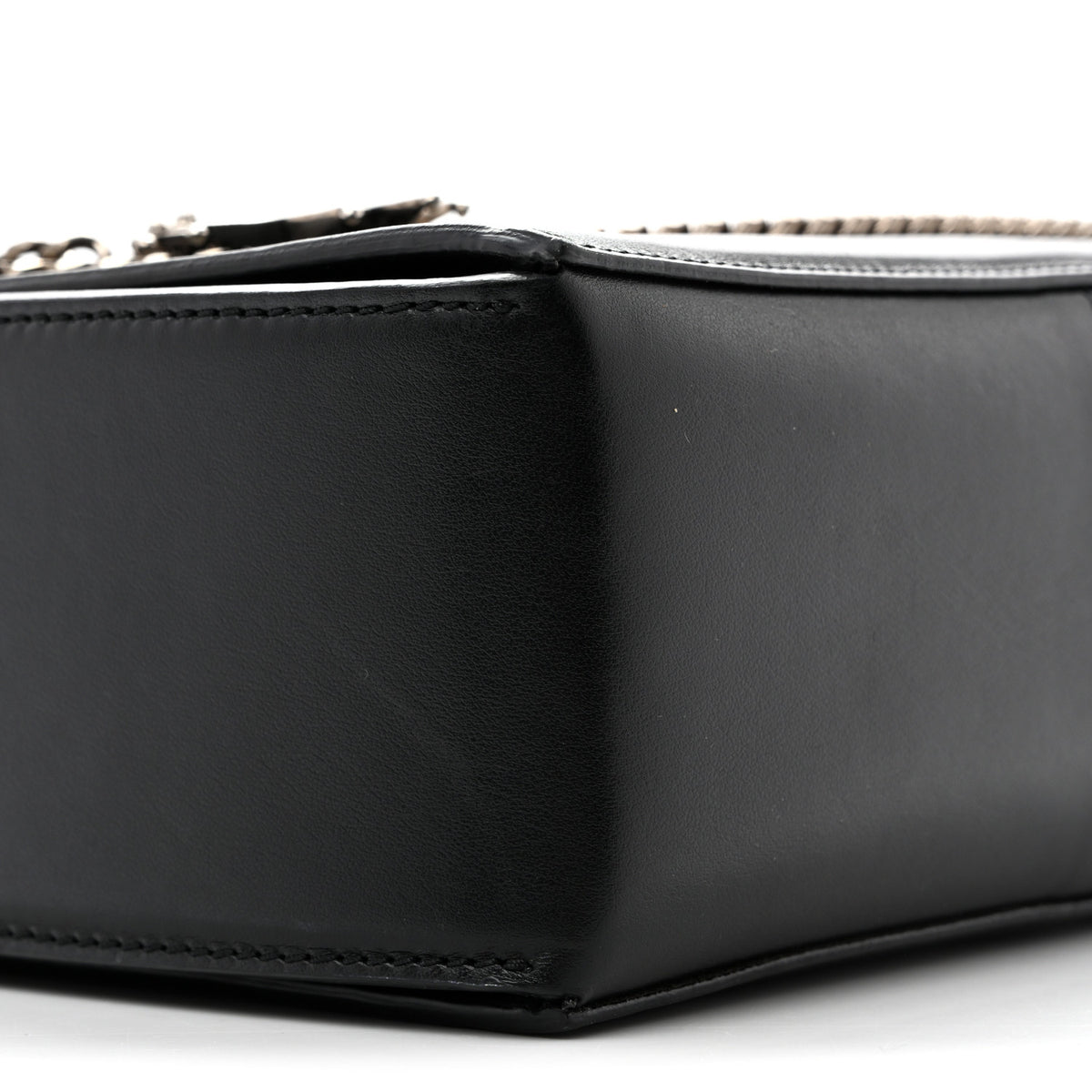 Alexander McQueen Calfskin Box Shoulder Bag Black 14 of 23