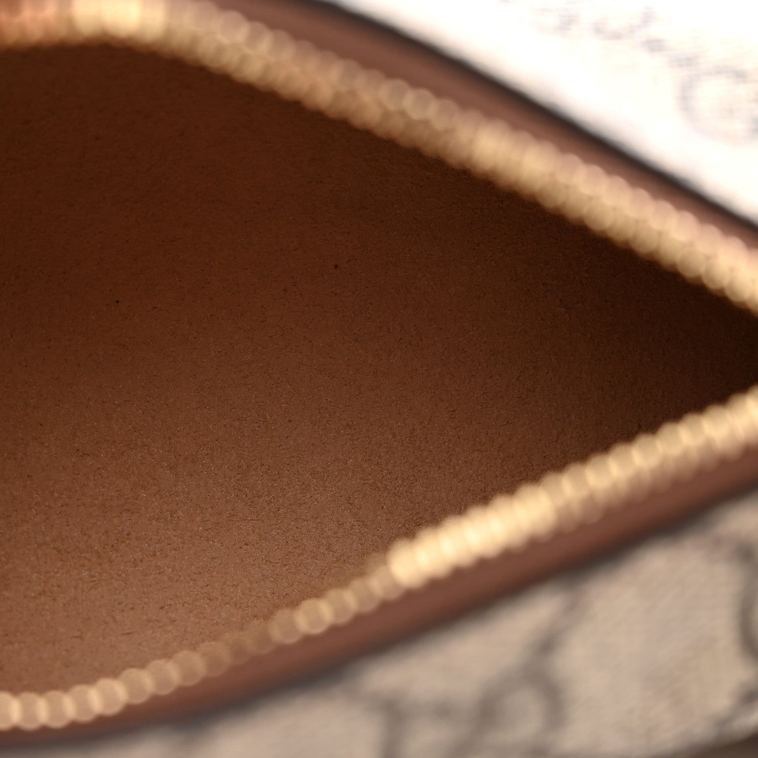 Gucci GG Supreme Monogram Azalea Calfskin Mini Retro Interlocking G Charm Bag Beige Ebony Brown Sugar 5 of 6