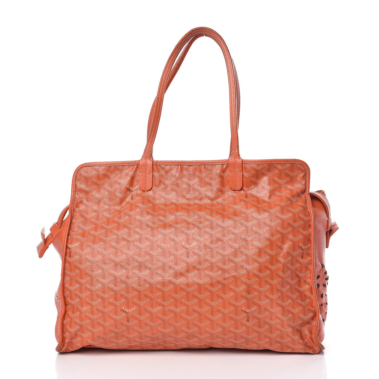Goyardine Sac Hardy Pet Carrier PM Orange