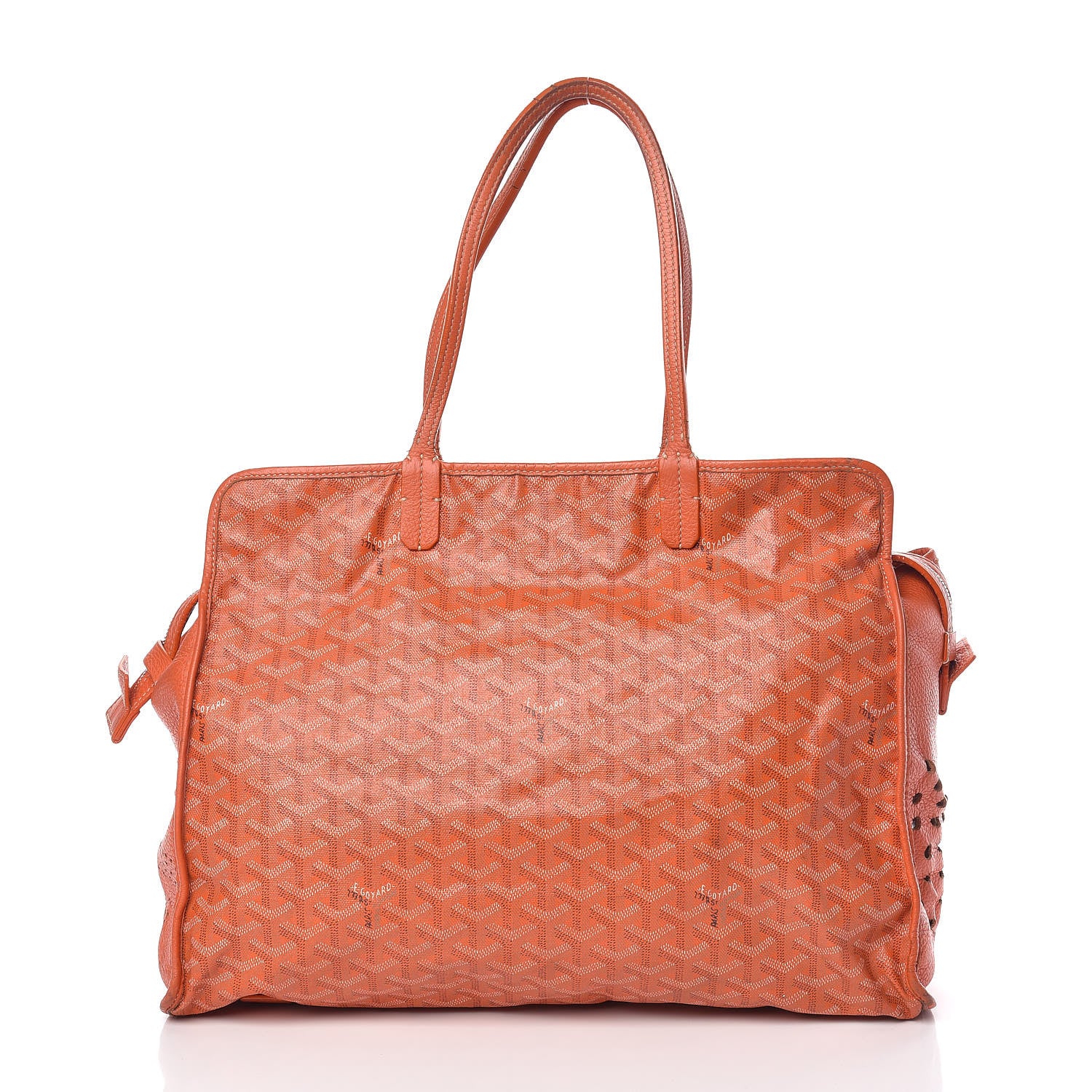 Goyard Goyardine Sac Hardy Pet Carrier PM Orange 3 of 36