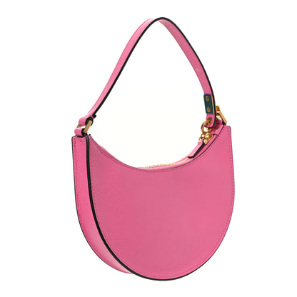 Valentino Garavani Grainy Calfskin Mini Vlogo Hobo Bag Feminine Pink 2 of 7