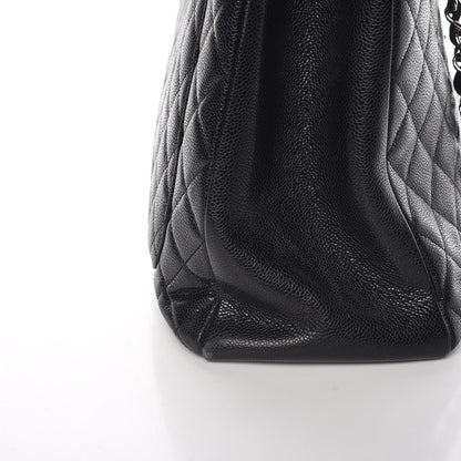 Chanel Caviar Quilted XL Grand Shopping Tote GST Black 16 of 17