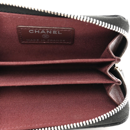 Chanel Caviar Quilted Zip Coin Purse Black 5 of 8