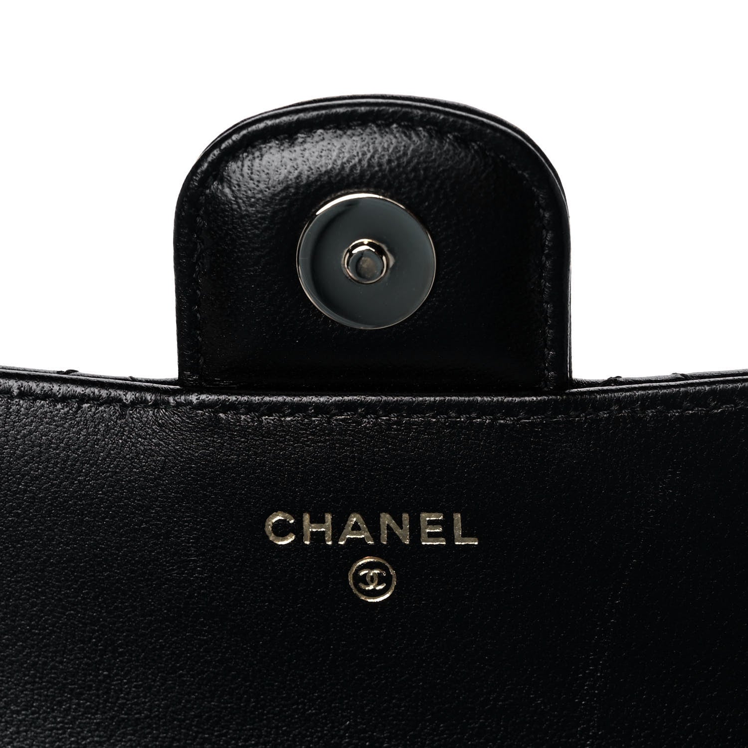Chanel Lambskin Quilted Glasses Case With Chain Black 6 of 13