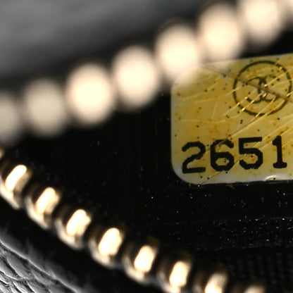 Chanel Caviar Quilted Round Filigree Crossbody Black 7 of 11