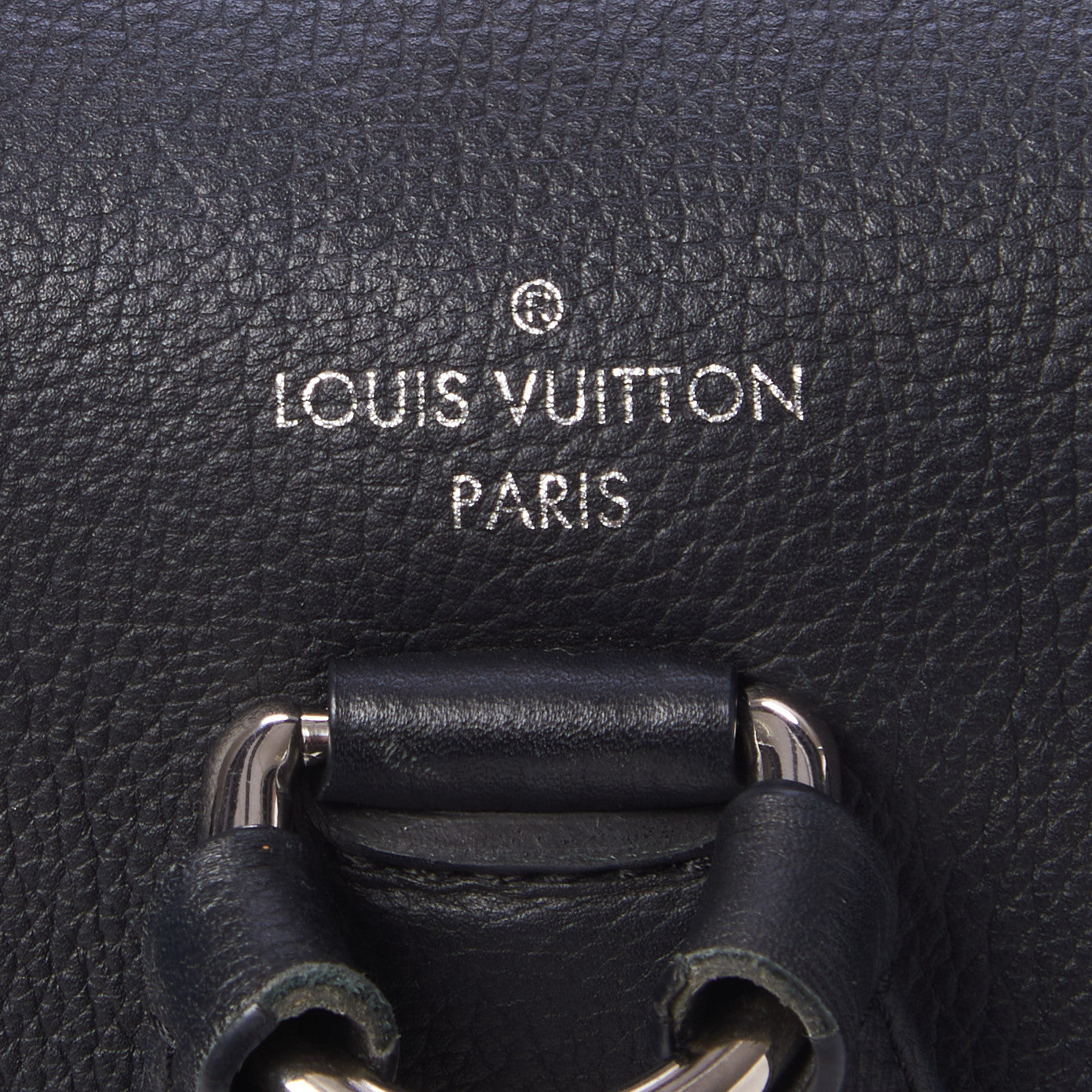 Louis Vuitton Calfskin Lockme Backpack Black 9 of 10