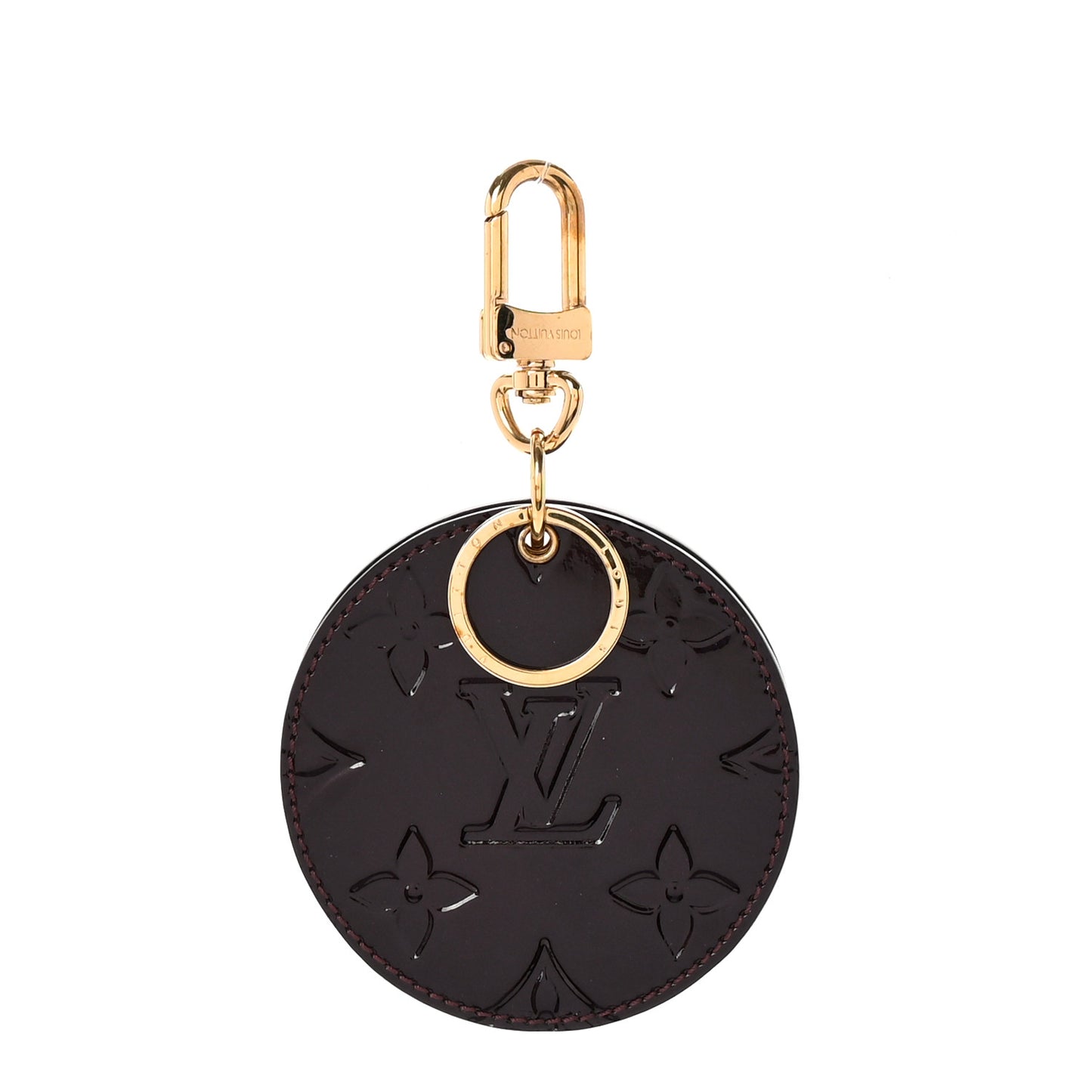 Vernis Mirror Bag Charm Amarante