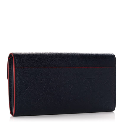 Louis Vuitton Empreinte Sarah Wallet NM Marine Rouge 3 of 13