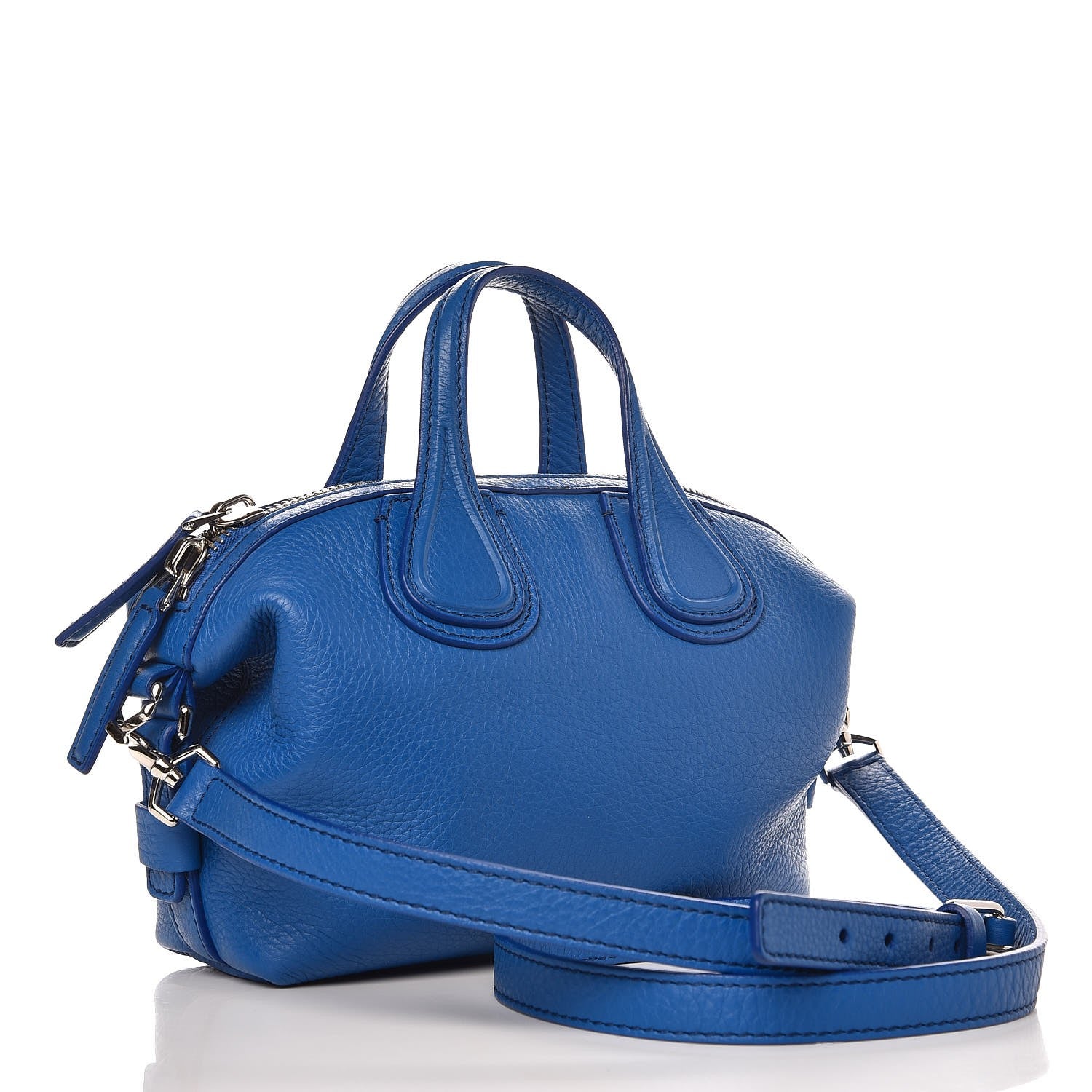 Givenchy Waxed Calfskin Micro Nightingale Indigo Blue 3 of 8