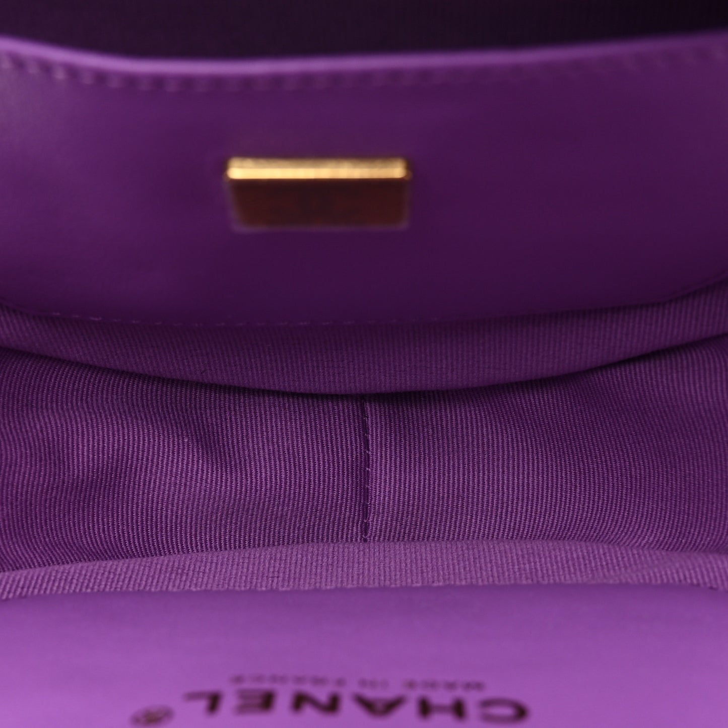 Lambskin Quilted CC In Love Heart Bag Purple