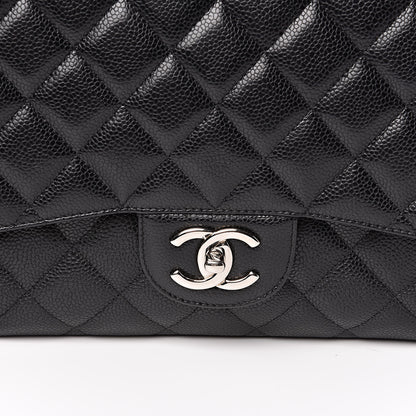 Chanel Caviar Quilted Maxi Double Flap Black 16 of 16