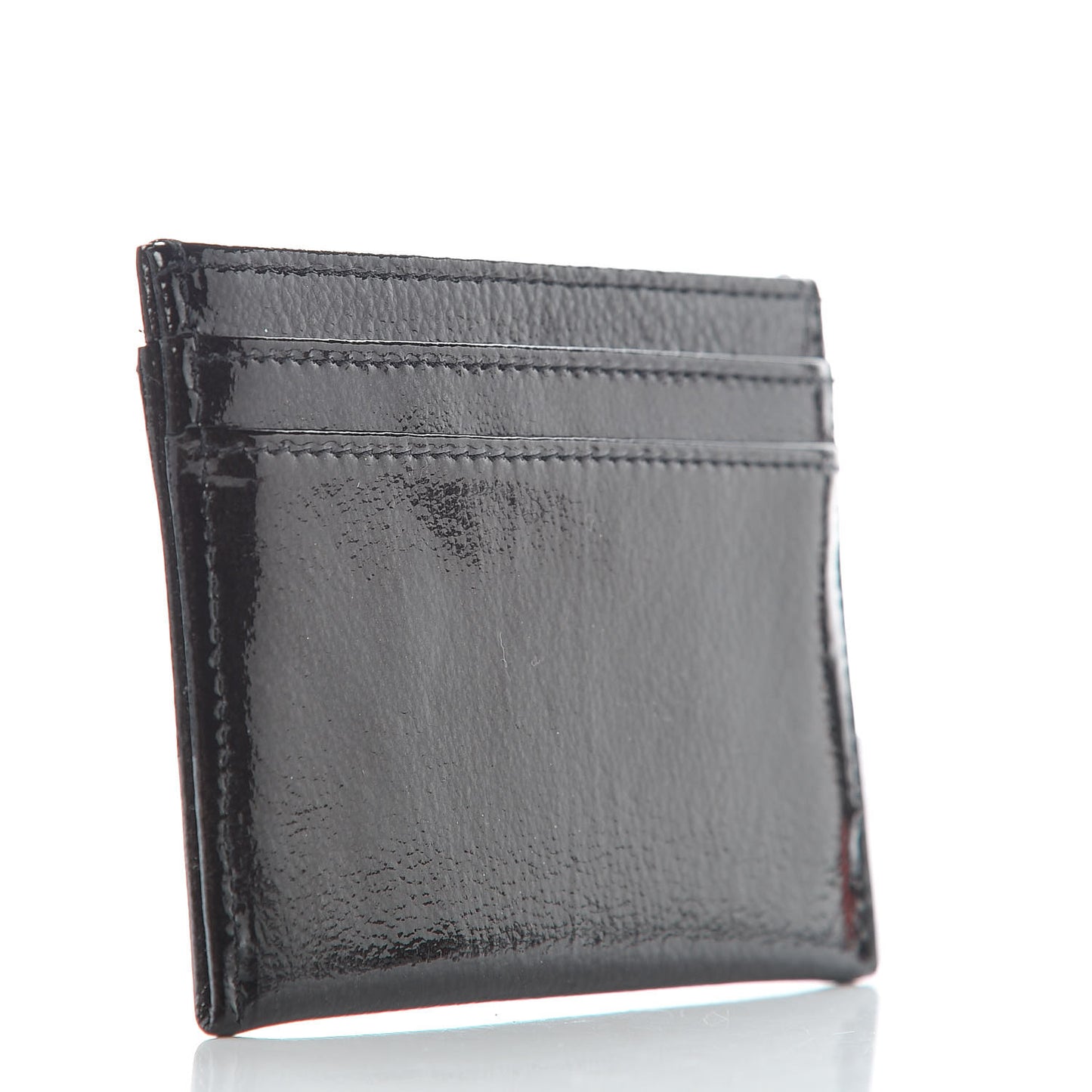 Patent Card Holder Case Black