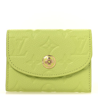 Louis Vuitton Empreinte Rosalie Coin Purse Zesty Lime 1 of 8